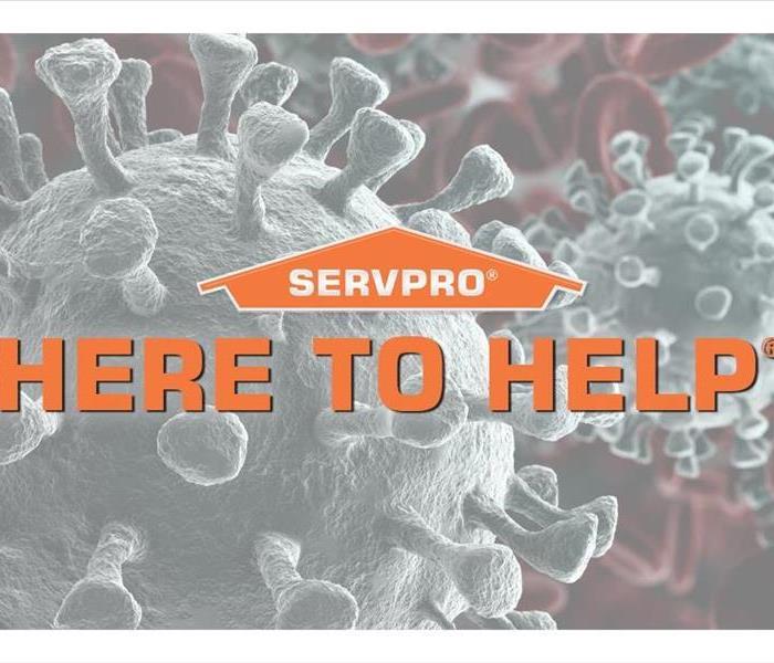 SERVPRO is here to help - closeup image of virus