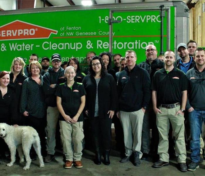 SERVPRO of northwest Genesee County Office Picture of Local Employees